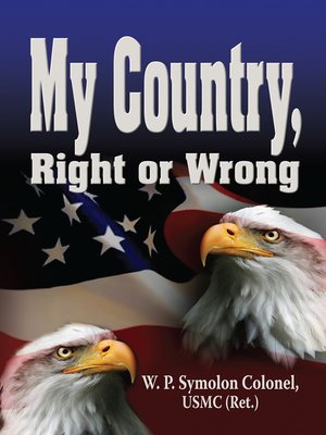 cover image of My Country, Right or Wrong